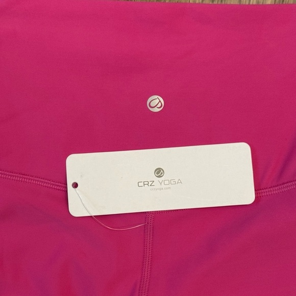 CRZ YOGA Thermal Fleece Lined Leggings 28'' NWTs XS Hibiscus Purple - Picture 8 of 13